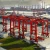 Sts ship to shore rail mounted gantry cranes to stack ocean containers