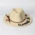 Import summer outdoor sunscreen hat Cowboy hat Panama top hat with  letter sewing from China