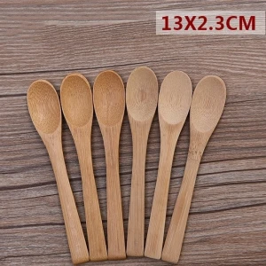 SZ02 Factory direct sale bamboo spoon honey small wooden spoon