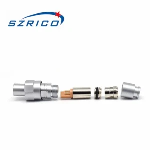 SZRICO CS Series 2CS Threaded Plug Socket Waterproof 4-core Waterproof Round Self-Locking Connector