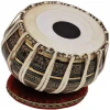 Tabla Drum Set For Beginners And Professionals  3KG Black Brass Bayan Sheesham Wood Dayan With Padded Gig Bag Hammer