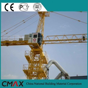 TC6014 8T hydraulic self erecting tower crane with CE ISO certificate