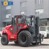 TDER 4WD Rough Terrain Forklift Truck Off Road 4wd 3 tons 5 ton  Diesel Rough Terrain Forklift for Sale