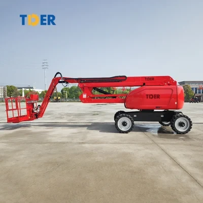 Tder Articulated Boom Diesel Powered Lifting Lift 10 Metre Work Platform for Sale