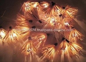 Thailand Natural Brown Craft Artificial Banana Stalk Fairy Light Home Decor Party Decorations