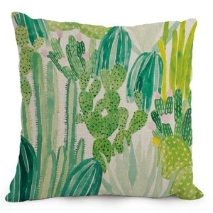 The factory wholesales 3D Painted Cushion Cover 45x45CM (18x18IN) Cactus Pillow Cover Pillow Case Home Decor