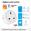 TideLink 10A 16A 20A Tuya UK zigbee Smart Home Wireless Remote Control Power Socket Smart Plug Compatible Tabletop Socket