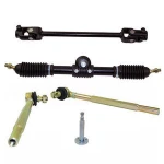 tie rod atv parts for 110cc Go Kart Steering Wheel Part Assembly Tie Rod Rack Adjustable Shaft 33