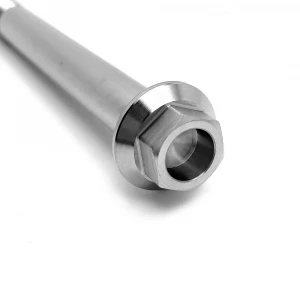 Titanium standard parts M12-118 GR5 titanium alloy hex flange bolts for motorcycle accessories
