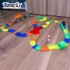 Tongli 6603 wholesale slot toy cars with glow for kids