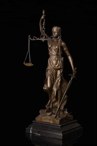Top Collection Lady Justice Statue Sculpture in Cast Bronze