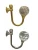 Import Top grade 2020 new curtain hook holders with round flower  crystal on wall hooks from China