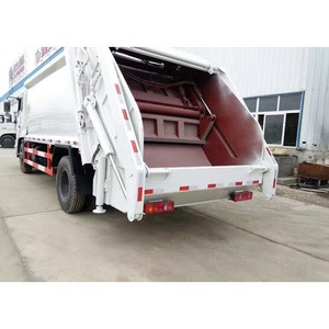 Top selling 16m3 6x4 3 axles 10 wheels trash compactor garbage waste bin compress delivery garbage truck