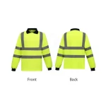 Top Selling Durable Men Reflective Safety Full Sleeve Shirt Best Quality High Grade Safety Wear Shirt For Sale