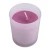 Import transparent glass candle with ribbon for funeral goods supplies souvenirs ornaments from China