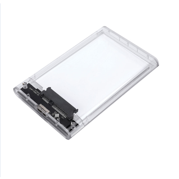 Transparent Plastic SATA to USB 3.0 2.5inch Hard Disk Enclosure HDD/SSD Adapter Case External Hard Drive Enclosure