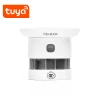 Tuya OEM App remote control battery operated smoke detector motion sensor supporting HD/SD switching