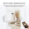 Tuya Zigbee Smart Window Door Sensor Door Open / Closed Detectors Smart Home Security Alarm Sensor support Alexa Google Home