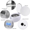 Ultrasonic Bath Cleaner 0.75L Tank Baskets Jewelry Watches Injector Ring Dental PCB 35W 42kHz Digital Mini Ultrasonic Cleaner