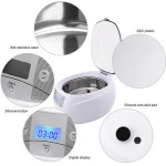 Ultrasonic Bath Cleaner 0.75L Tank Baskets Jewelry Watches Injector Ring Dental PCB 35W 42kHz Digital Mini Ultrasonic Cleaner