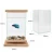 Import Unique Revolving Desktop 360 Degree Fish Tank with Glass Square Jar - Small Betta Fish Tank Aquarium for Home Office Decoration from China