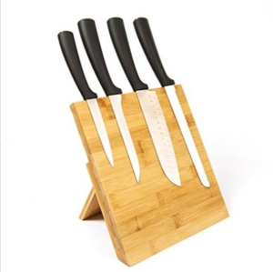 Universal Magnetic Bamboo Knife Rack cutlery Holder Organizer