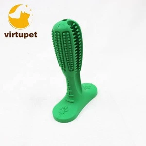 Upgrade Rubber Brushing Stick Dog Chew Toothbrush Toys Bite Toys for Dogs Pet Chew Toy Puppy Teething Brush for Dog