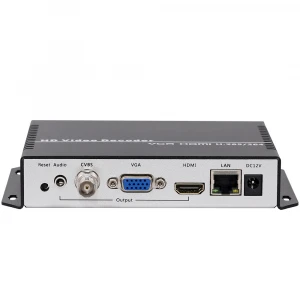 URayTech HD HDMI VGA CVBS Video Streaming Decoder SRT RTSP RTMP HLS To SDI IP Camera Decoder H.265 H.264