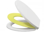 Urea elongated family toilet seat for kids potty training