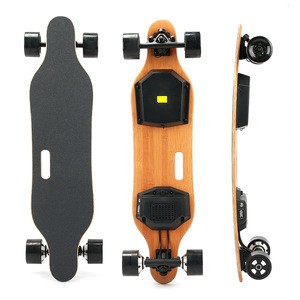 USA stock ANZO-06 Longboard with removable battery skate longboard dual belt motor longboard electric skateboard