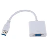 USB 3.0 to HD VGA Adapter Cable USB3.0 Multiport Dual Output Display 1080P Audio Video Converter