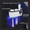 UV Toothbrush holder and toothpaste dispenser toothbrush holder Automatic