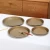 Import Various size custom gold round pizza tray restaurant baking cake pan set with logo from China
