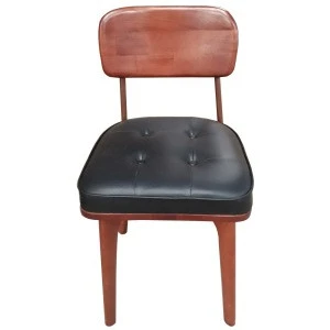 Vietnam factory customized dining room wood metal chair