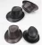 Import Vintage British Jazz Hat Fashion Style PU Leather Fedora Hats Men from China