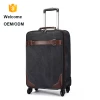 Vintage Custom Your Own Design Logo Expandable Spinner Carry-On Duffel Canvas Leather Wheel Travel Bags Trolley Suitcase Luggage