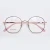 Import Vintage Eyeglasses Frame Custom Logo Sticker Anti Blue Light Metal Eyewear from China