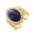 Import Vintage Natural Stone Ring Stainless Steel Gold Rings Trendy Fashion France Chic Jewelry Ring Factory Wholesale from China