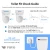 Import VOVO VB4000 Elongated Warm Air Dryer Deodorization LED Night Light Full Stainless Nozzle Cleaning Electronic Bidet toilet Seats from South Korea