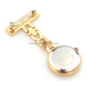 WAH652 Quartz Watches for Nurses Rose Gold Color Pocket Watch Gift for Ladies