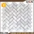 Import Wall And Tile Pattern Carrara Herringbone Marble Mosaic from China