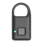 Waterproof Zinc Alloy Material Security Keyless USB Charge Padlock Small Smart Fingerprint Lock