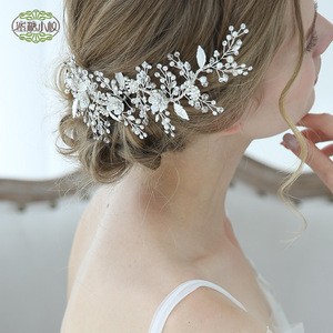 Wedding Barrette Crystal Rhinestone Hair Clip Bridal Accessories Hairbands Bride Jewelry Clips Women