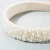 Import Wedding Delicate Shinny Pure White Full Pearl Headbands White Pearl Accessories Hair Headband For Women from China