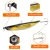 Import WEIHE 9cm 7g Pencil Fishing Lure 6# Top water Dogs Hard Lures Baits Wobbler Artificial Hard Bait Fishing Tackle Pesca from China