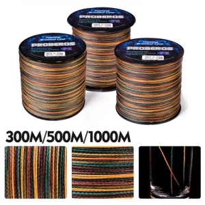 WeiHe 300m 500m 1000m 8 Braided PE Fishing Line 2 Camouflage Colors
