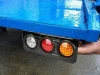 WEIKEN amber Round Vehicle Truck Trailer Led Tail Light/ bus rear light
