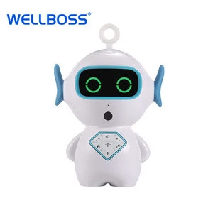 Wellboss Music And Story Kids Toy Robot Intelligent Dialoge Wholesale AI Robot With LED Eyes
