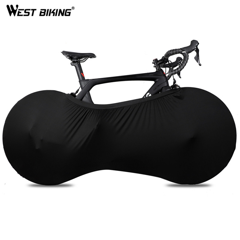 WEST BIKING  Colorful Protective Bike Adjustable Portable Wheel Covers Anti-dust Stylish Hand Sewing Spin Bicycle Wheel Cover