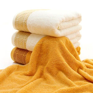 White And Brown Color Chakir Turkish Linens Turkish Bamboo Rayon Face Bath Towel Set